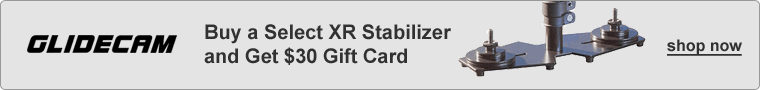 Glidecam $30 Gift Card  Promotion - Shop Now