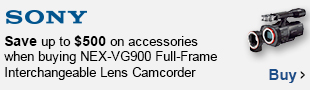 Sony NEX VG900 Full Frame Interchangeable Lens