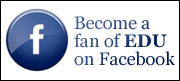 Become a fan of EDU on Facebook