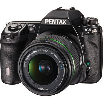 Pentax K-5 II Digital SLR Camera with SMC DA 18-55mm f/3.5-5.6 AL WR Lens Kit