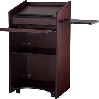 Oklahoma Sound Aristocrat Full-Floor Lectern #600 (Mahogany Laminate)