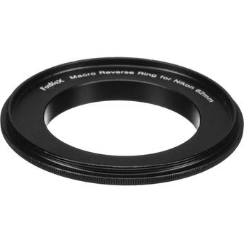 FotodioX 62mm Reverse Mount Macro Adapter Ring for Nikon F-Mount Cameras