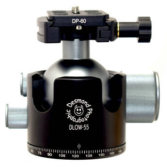 Desmond Low-Profile Ball Head with Rapid Screw Clamp (55mm)
