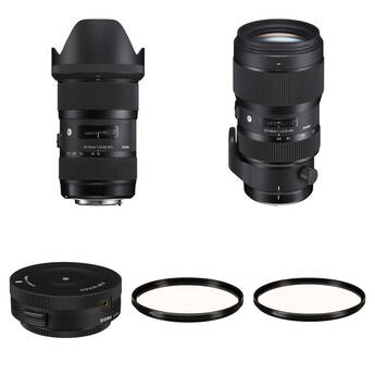 Sigma 18-35mm f/1.8 and 50-100mm f/1.8 DC HSM Art Lenses Kit for Nikon F