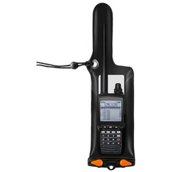 Aquapac Waterproof VHF Radio Case with Shoulder Strap (Large, Black)