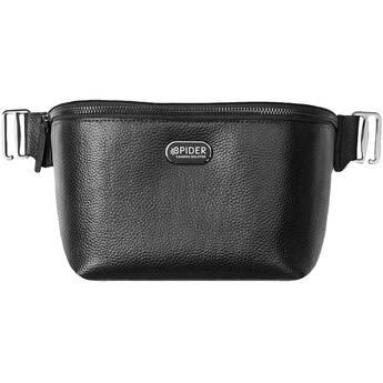 Spider Camera Holster SpiderPro Leather Sling Pouch (Black, 5L)