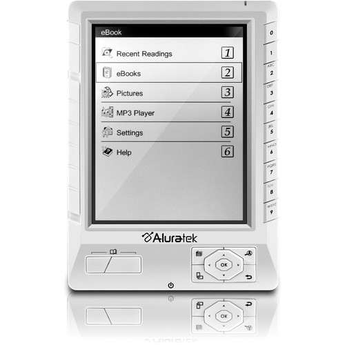 Aluratek Libre eBook Reader PRO (White)