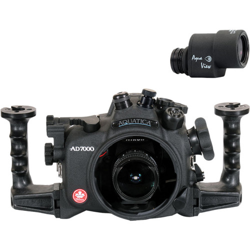 Aquatica AD7000 Underwater Housing for Nikon D7000 with Nikonos Bulkhead, Optical Port & Aqua View Finder