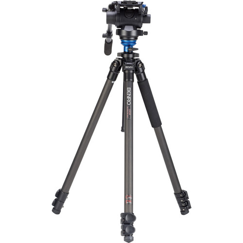 Benro C2573FS6 S6 Video Head and CF Flip Lock Legs Kit