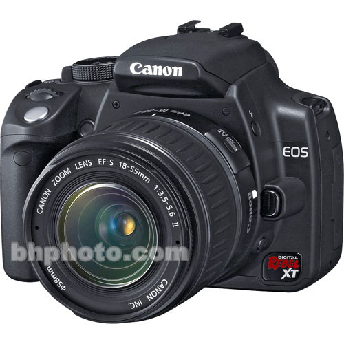 Canon EOS Digital Rebel XT Digital Camera (Black) with 18-55mm EF-S Lens