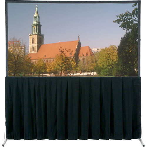 Da-Lite 36778 Skirt ONLY for the 10 x 13' Fast-Fold Deluxe Frame (Black)