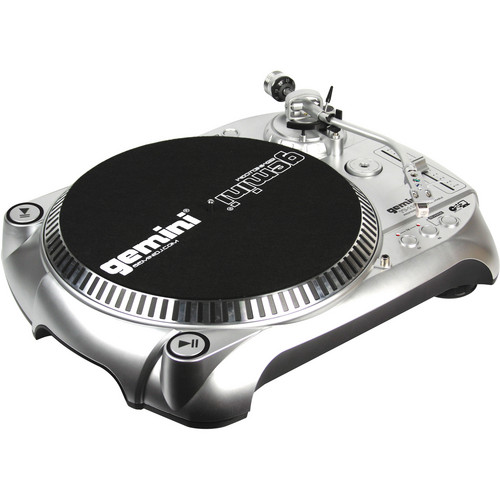 Gemini TT-1100USB Belt Drive DJ Turntable with Cartridge and USB Port