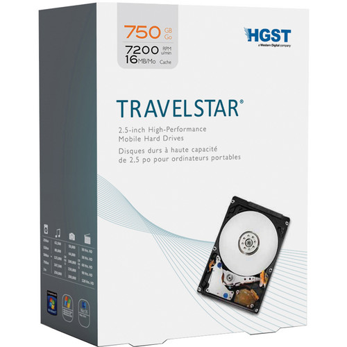 HGST 750GB Travelstar 2.5" Internal Hard Drive