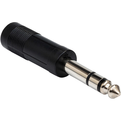 Hosa Technology Audio Cable 1/4" TS Phone Female to 1/4" TRS Stereo Phone Male Adapter