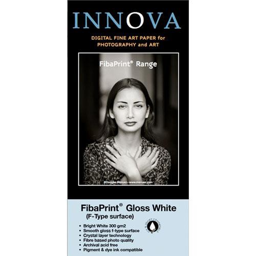 Innova FibaPrint White Gloss Inkjet Paper 300 gsm 60"x 48.75' Roll