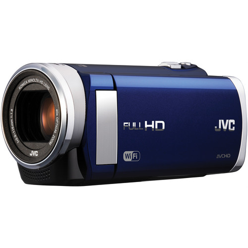 JVC GZ-EX210 Full HD Everio Camcorder with WiFi (Blue)