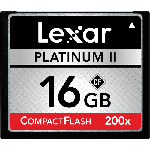 Lexar 16GB CompactFlash Memory Card Platinum II 200x UDMA