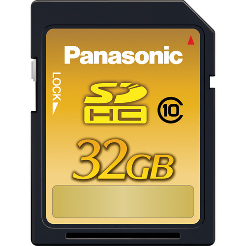 Panasonic 32GB SDHC Gold Series Memory Card
