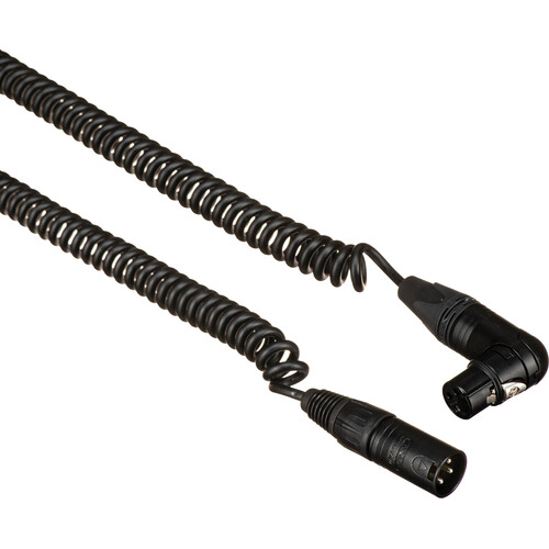Remote Audio CAXJCOIL Coiled XLR Jumper Cable Measuring 2 - 7'