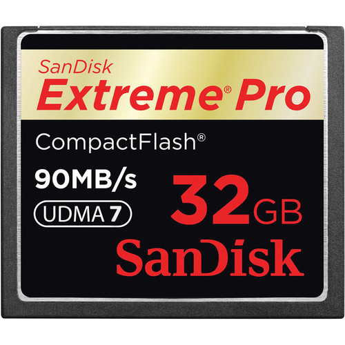 SANDISK 32GB CompactFlash Memory Card Extreme Pro 600x UDMA