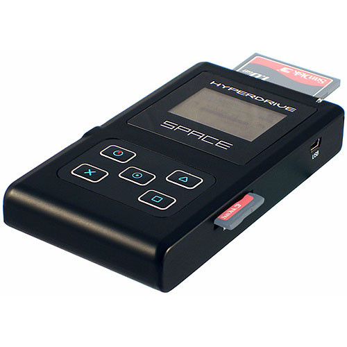 Sanho 160GB HyperDrive SPACE Portable Storage Device and Memory Card Reader