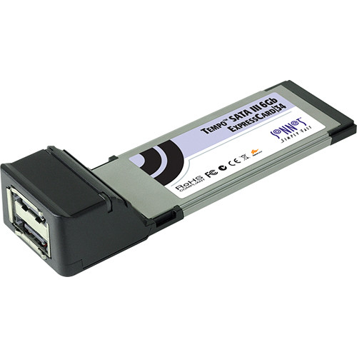 Sonnet 2-Port Tempo SATA 6 Gbps ExpressCard/34 Adapter