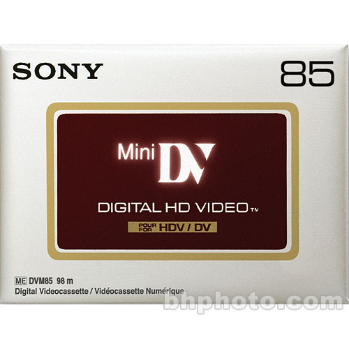 Sony DVM-85HD HDV Cassette (85 Minutes)