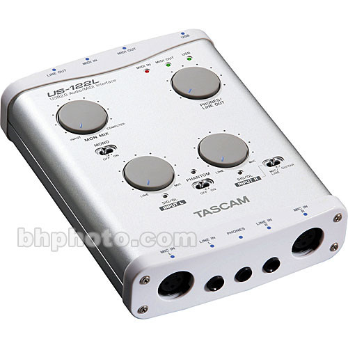 TASCAM US-122L Audio/MIDI Interface