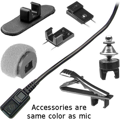 Tram TR50 - Omnidirectional Lavalier Condenser Microphone with 3.5mm Locking Connector for Sony UWP Transmitters (Black)