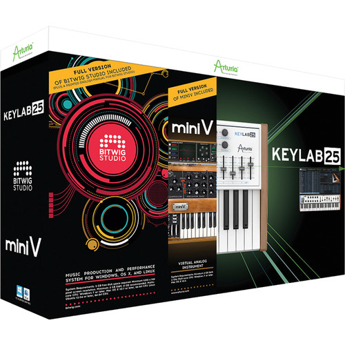 Arturia KeyLab 25 Advanced Producer Pack with Bitwig Studio