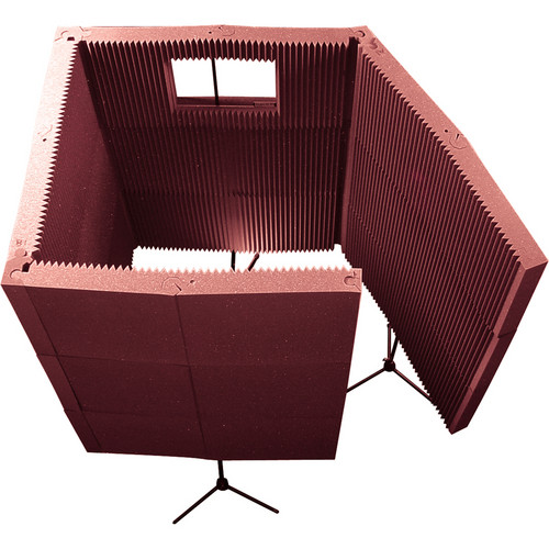 Auralex MAX-Wall 1141 - Portable Recording Booth Kit (Burgundy)