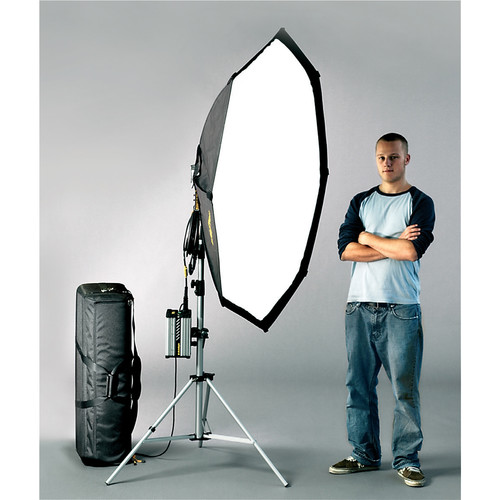 Dedolight PanAura Octodome 5 Daylight/Tungsten and Tungsten Light Kit (90-260VAC)