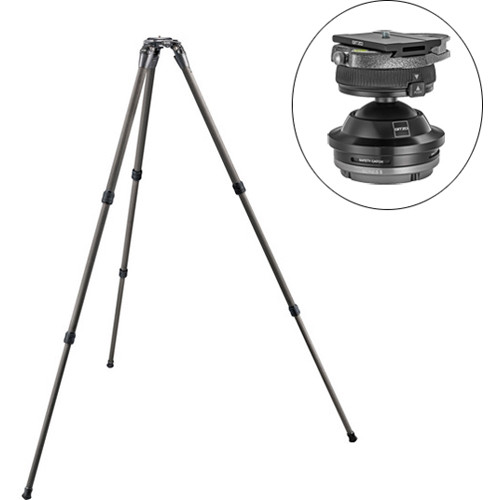 Gitzo GT-2532S 6X Systematic 3-Section Carbon Fiber Tripod Legs with Series 5 Systematic Ball Head Kit