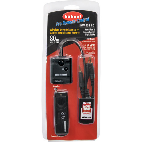 hahnel Wireless RF Pro Remote Control for Canon/Nikon Digital SLRs