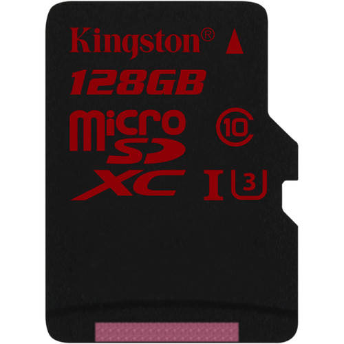 Kingston 128GB UHS-I U3 microSDXC Memory Card