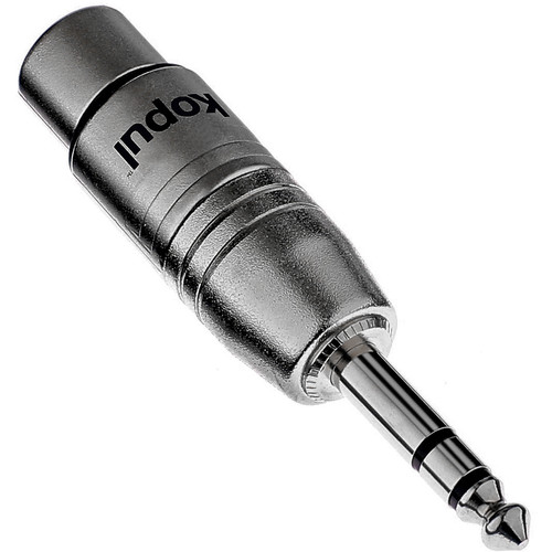 Kopul 3-Pin XLR Female to 1/4" TRS Male Barrel Adapter