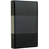 General Brand VHS Library Case with 1/3 Graphic Overwrap, Pack of 10 (Black)