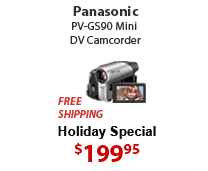 Panasonic PV-GS90 MiniDV Camcorder
