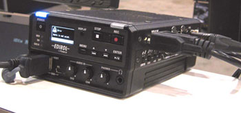 Edirol/Roland  F1 on-camera hard drive/field audio recorder