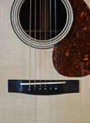 an acoustic guitar