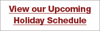 B&H Holiday Schedule: Autumn 2008