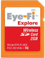 Eye-Fi 2GB Explore Wireless Secure Digital (SD) Card