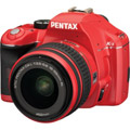 Pentax K-x Digital SLR with 18-55mm Zoom Lens (Red) 