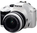 Pentax K-x Digital SLR with 18-55mm Zoom Lens (White)