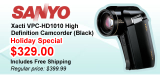 Sanyo Xacti VPC-HD1010 High Definition Camcorder