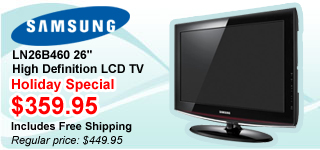 Samsung LN26B460 26 inch High Definition LCD TV