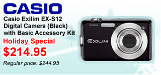 Casio Exilim EX-S12 Digital Camera Kit