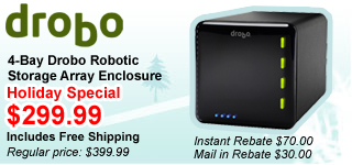 Data Robotics 4-Bay Drobo Robotic Storage Array Enclosure