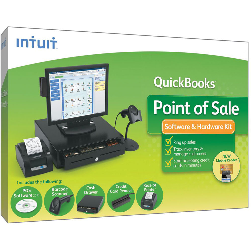 Intuit quickbooks point of sale pro v11 2017 with hw retail