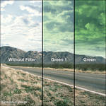 LEE Filters 4x6" Graduated Green Resin Filter - Soft Edge